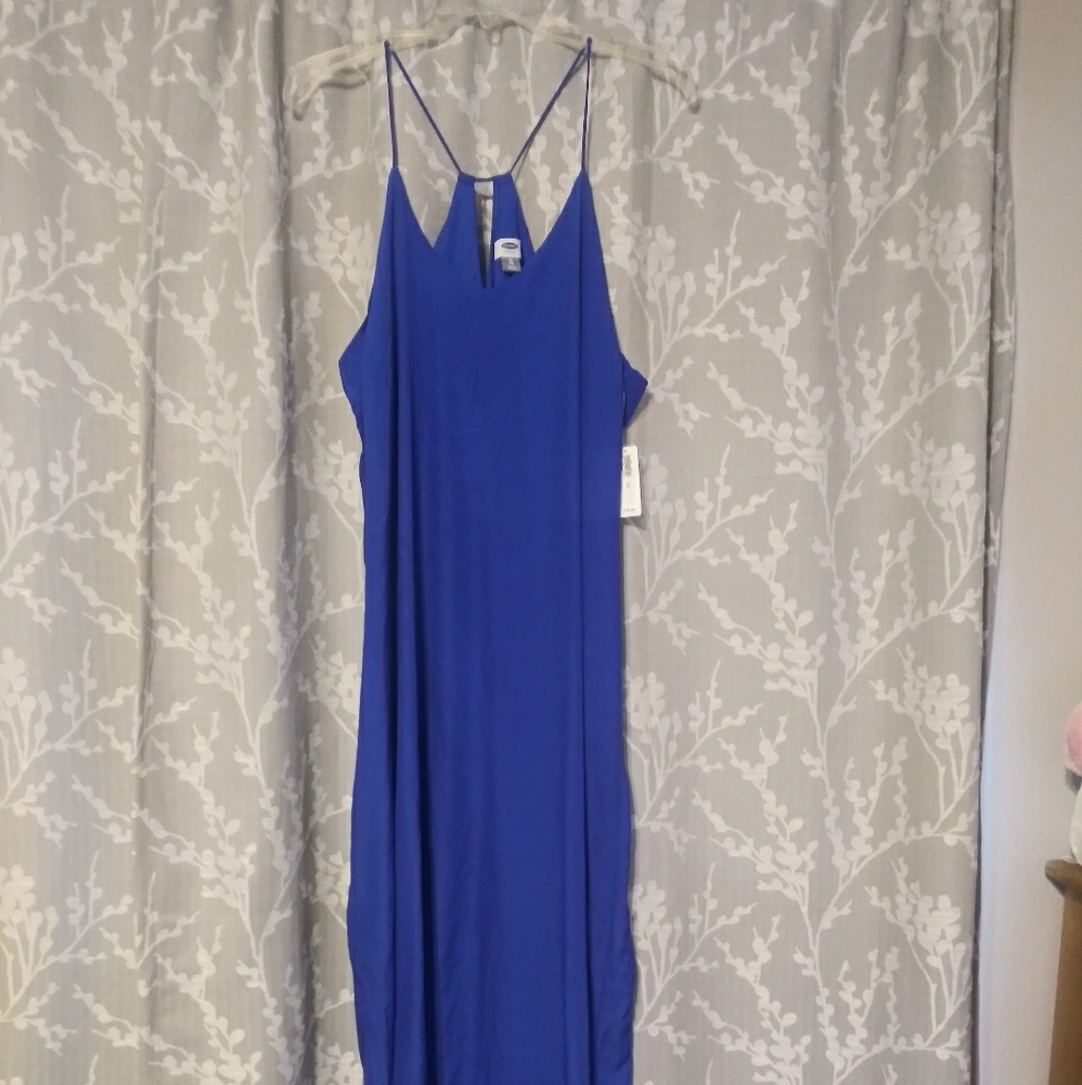 NWT Old Navy Blue Maxi Dress XL